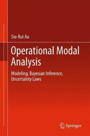 Cover of Operational Modal Analysis