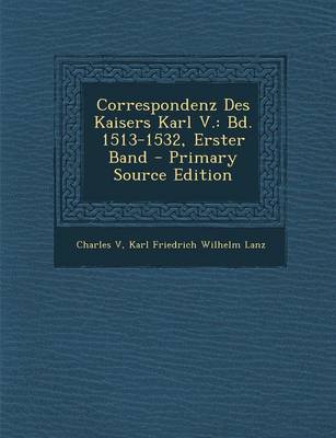 Book cover for Correspondenz Des Kaisers Karl V.