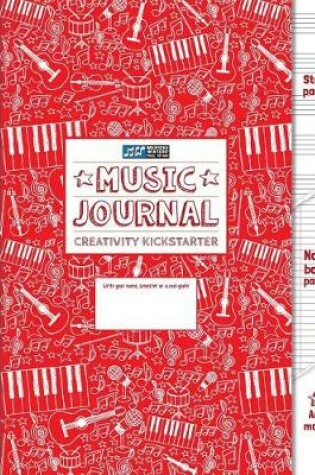 Cover of Music Journal and Creativity Kickstarter (Red)