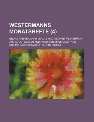 Book cover for Westermanns Monatshefte (4 )