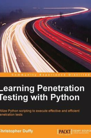 Cover of Learning Penetration Testing with Python