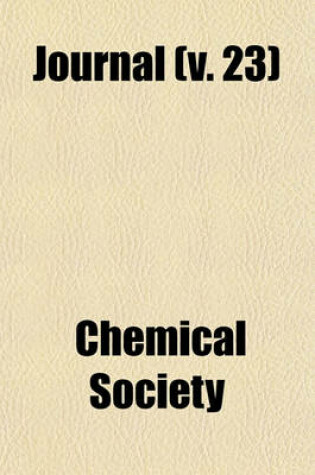 Cover of Journal (V. 23)