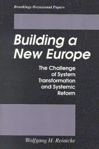 Cover of Building a New Europe