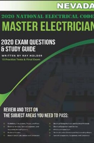 Cover of Nevada 2020 Master Electrician Exam Questions and Study Guide