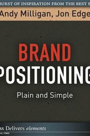 Cover of Brand Positioning