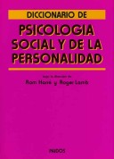 Book cover for Diccionario de Psicologia Social y ...