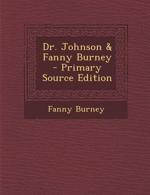 Book cover for Dr. Johnson & Fanny Burney