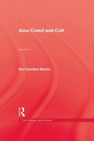 Cover of Ainu Creed & Cult