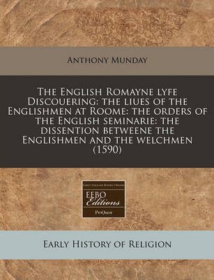 Book cover for The English Romayne Lyfe Discouering