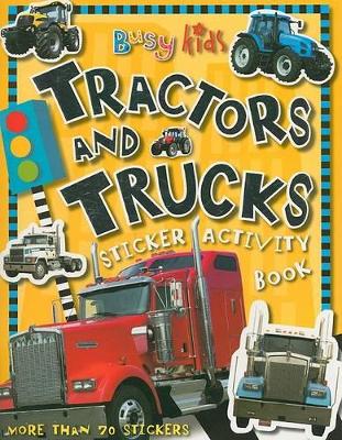Book cover for Tractors and Trucks Sticker Activity Book