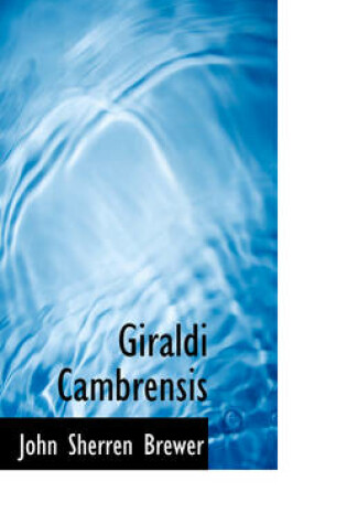 Cover of Giraldi Cambrensis