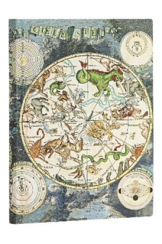 Cover of Celestial Planisphere Midi Lined Softcover Flexi Journal