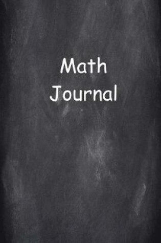 Cover of Math Journal