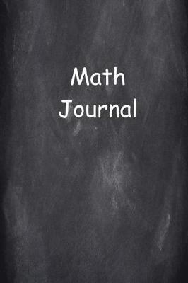 Book cover for Math Journal