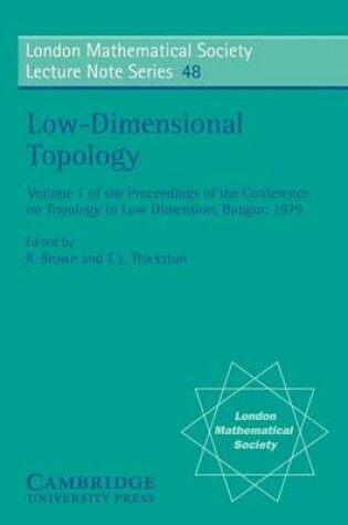 Cover of Low-Dimensional Topology