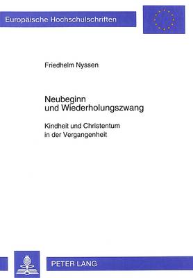 Book cover for Neubeginn Und Wiederholungszwang