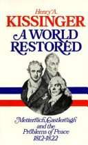 Book cover for A World Restored