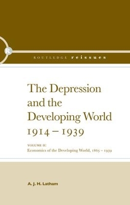 Book cover for The Depression and the Developing World, 1914-1939