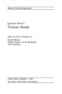 Book cover for Laurence Sterne's Tristram Shandy