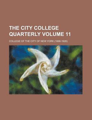 Book cover for The City College Quarterly Volume 11