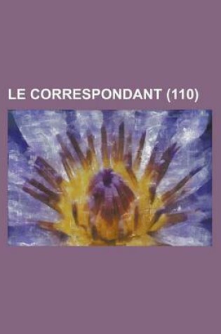 Cover of Le Correspondant (110)