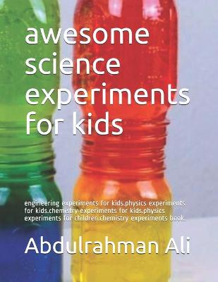 Book cover for awesome science experiments for kids
