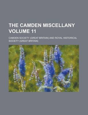 Book cover for The Camden Miscellany Volume 11