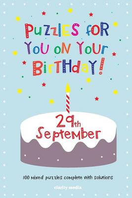 Book cover for Puzzles for you on your Birthday - 29th September