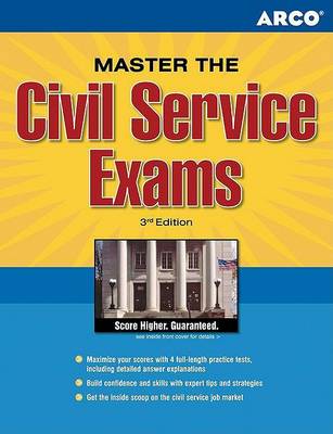 Book cover for Master the Civil Service Exam, 3rd Edition