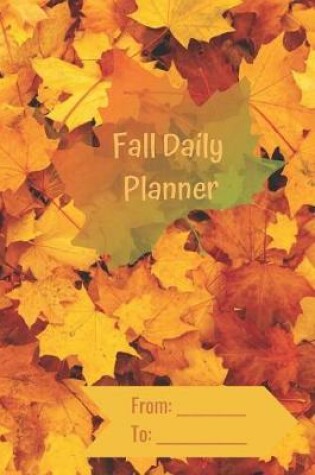 Cover of FALL Daily Planner