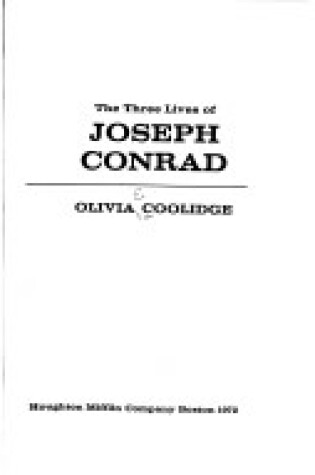 Cover of The Three Lives of Joseph Conrad