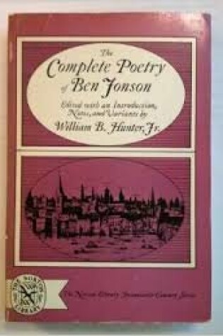 Cover of The Complete Poetry of Ben Jonson