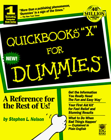 Cover of Quickbooks 6 for Dummies (4th Edition, 1998)
