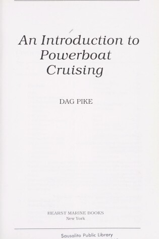 Cover of An Introduction to Powerboat Cruising