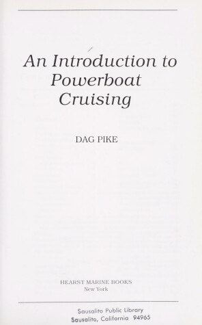 Book cover for An Introduction to Powerboat Cruising