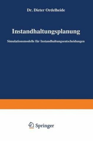 Cover of Instandhaltungsplanung