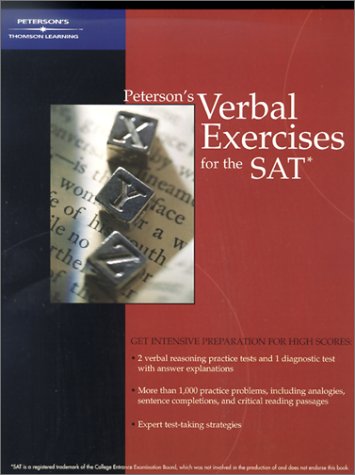 Book cover for Verbal Exercises for the SAT