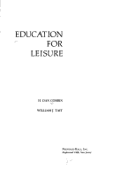 Book cover for Education for Leisure