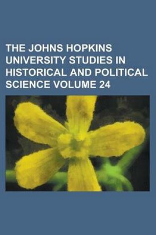 Cover of The Johns Hopkins University Studies in Historical and Political Science (Volume 8)