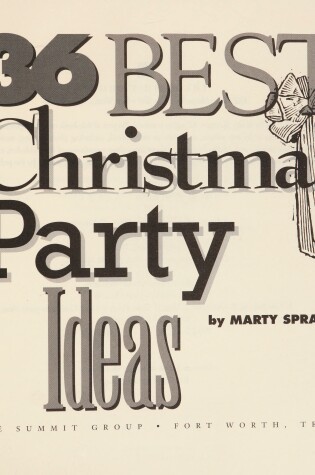 Cover of 36 Best Christmas Party Ideas