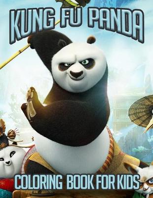 Book cover for Kung Fu Panda Coloring Book For Kids