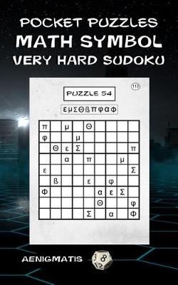 Book cover for Pocket Puzzles - Math Symbol Sudoku - Very Hard Level