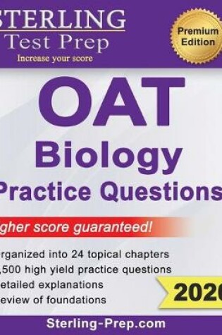 Cover of Sterling Test Prep OAT Biology Practice Questions