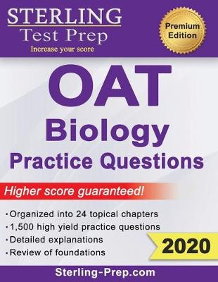 Book cover for Sterling Test Prep OAT Biology Practice Questions