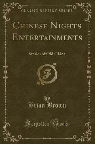 Cover of Chinese Nights Entertainments