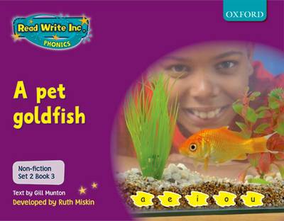 Book cover for Read Write Inc. Phonics: Non-fiction Set 2 (Purple): A Pet Goldfish