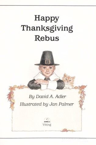 Cover of Adler David A. : Happy Thanksgiving Rebus
