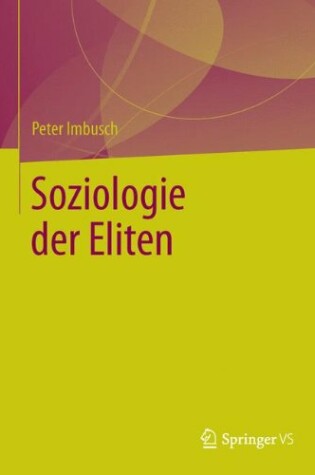 Cover of Soziologie Der Eliten