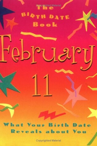 Cover of The Birth Date Book February 11