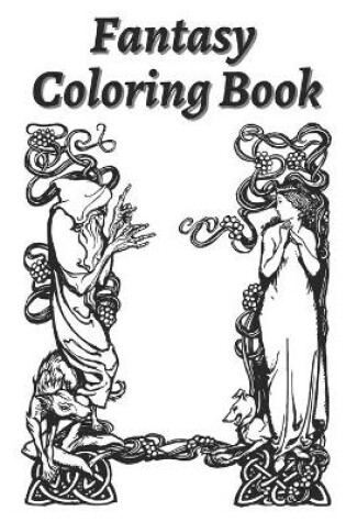 Cover of Fantasy Coloring Book